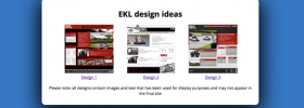 Design ideas for the new EKL site