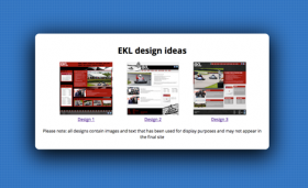 Design ideas for the new EKL site